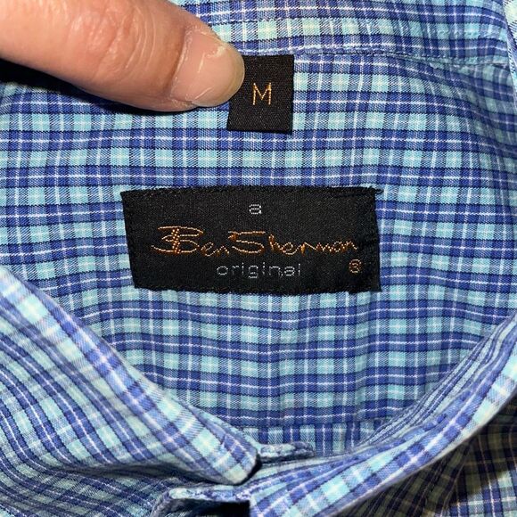 Bundle of 4 Ben Sherman Mens Original Stretch Button Up Shirt Multicolor Medium - Picture 6 of 7